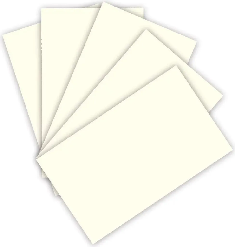 Carton Blanc Nacré Irisé 220g Format A4 - 100 Feuilles Haute Qualité
