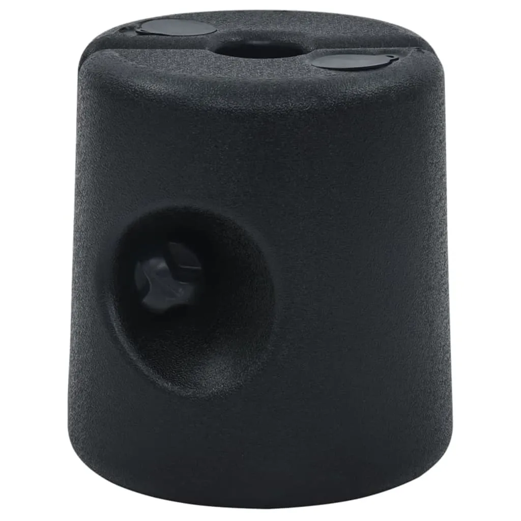Lestage pour tente de réception en PE noir - Lot de 4 dalles