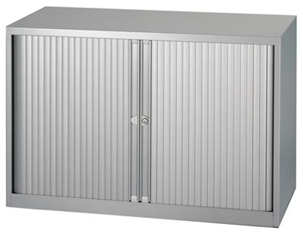 Rollladenschrank, BxTxH 1000x430x695 mm, 1 Boden, 1,5 OH, lichtgrau
