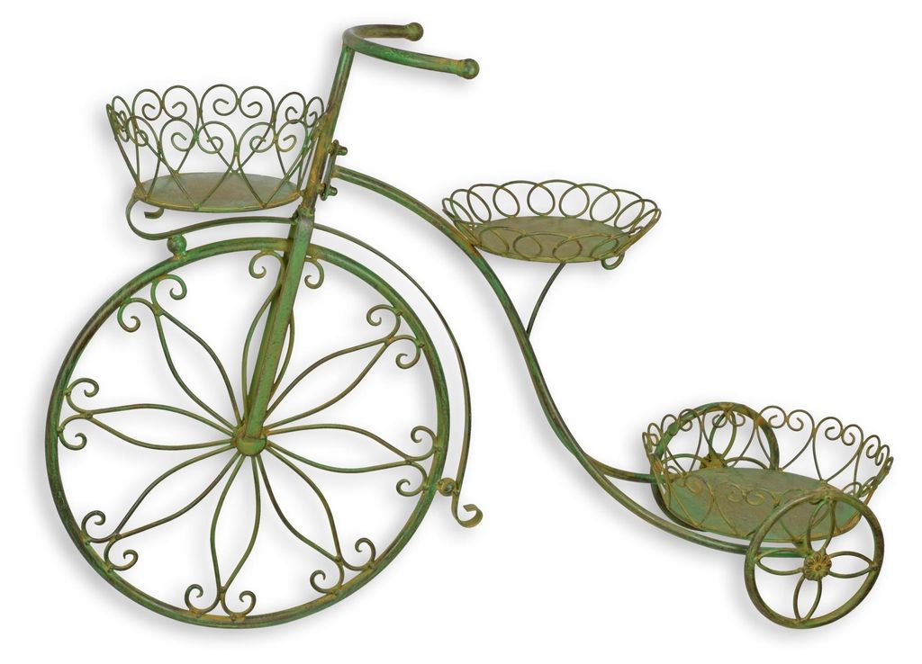 Blumenbank Blumenständer Fahrrad Retro Design Dekoration