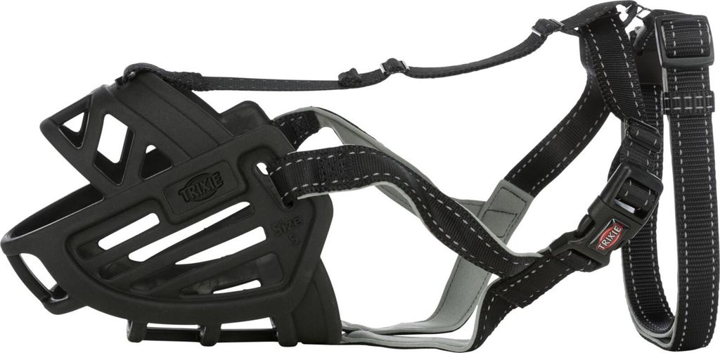 TRIXIE Maulkorb Muzzle Flex - schwarz