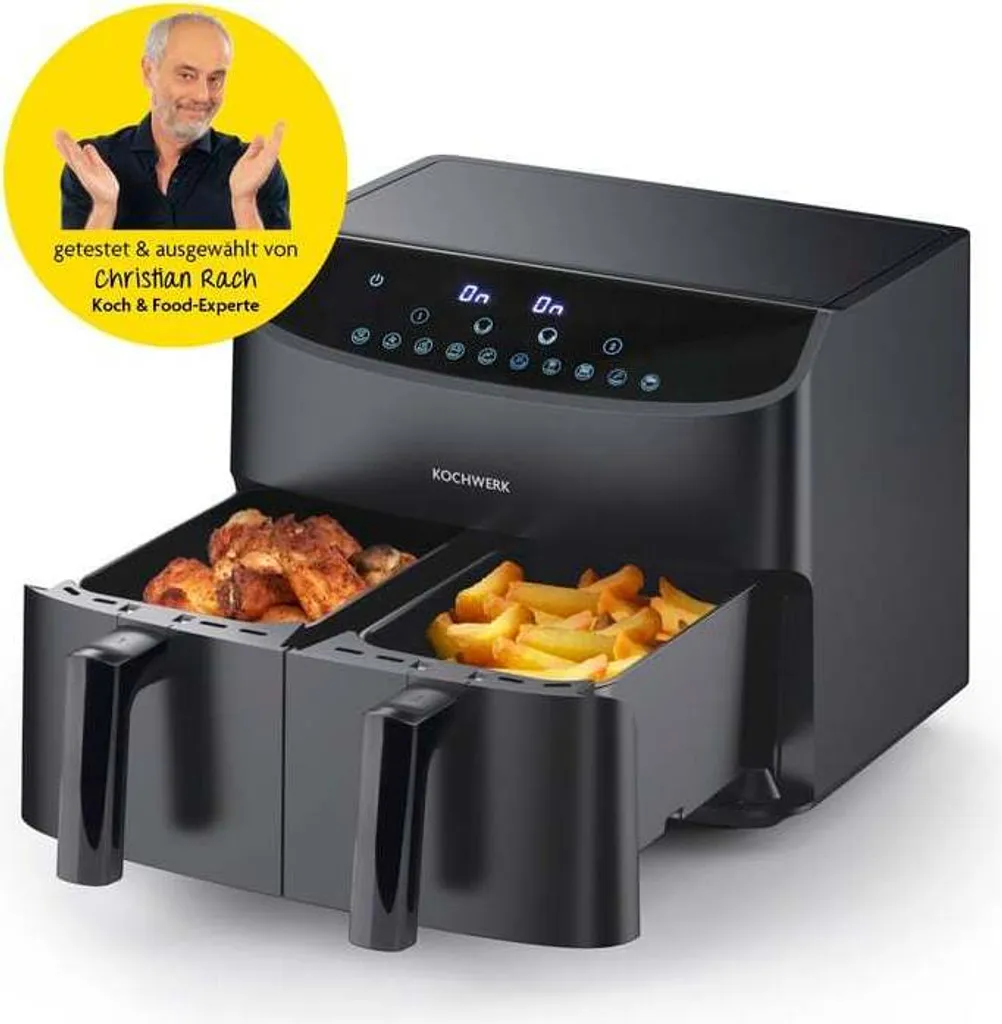 Recensione Rachs KOCHWERK 7L: Smart Airfryer con Dual Zone 2400W