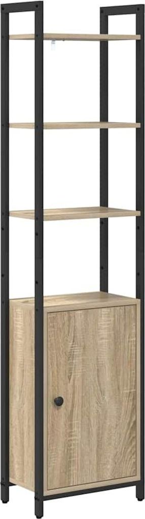 vidaXL Bücherregal Sonoma-Eiche 40 x 24 x 161 cm Holzwerkstoff
