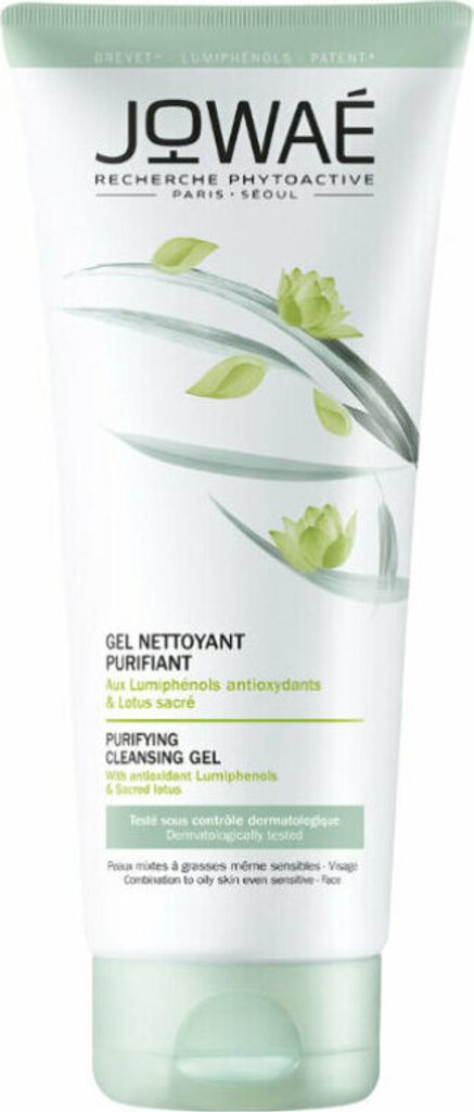 A product shot of a tube of Jowaé Purifying Cleansing Gel.