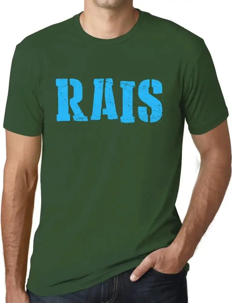 Herren Grafik T-Shirt Rais Öko-Verantwortlich Vintage Jahrgang Kurzarm Lustige Druck Geburtstag Geschenk Mann