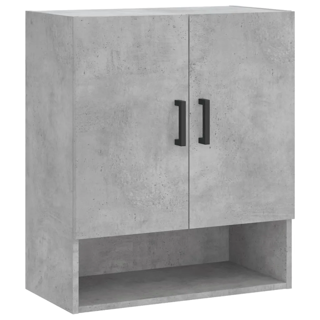 Armadietto Pensile SYFAX™ Grigio Cemento - Robusto Legno Multistrato