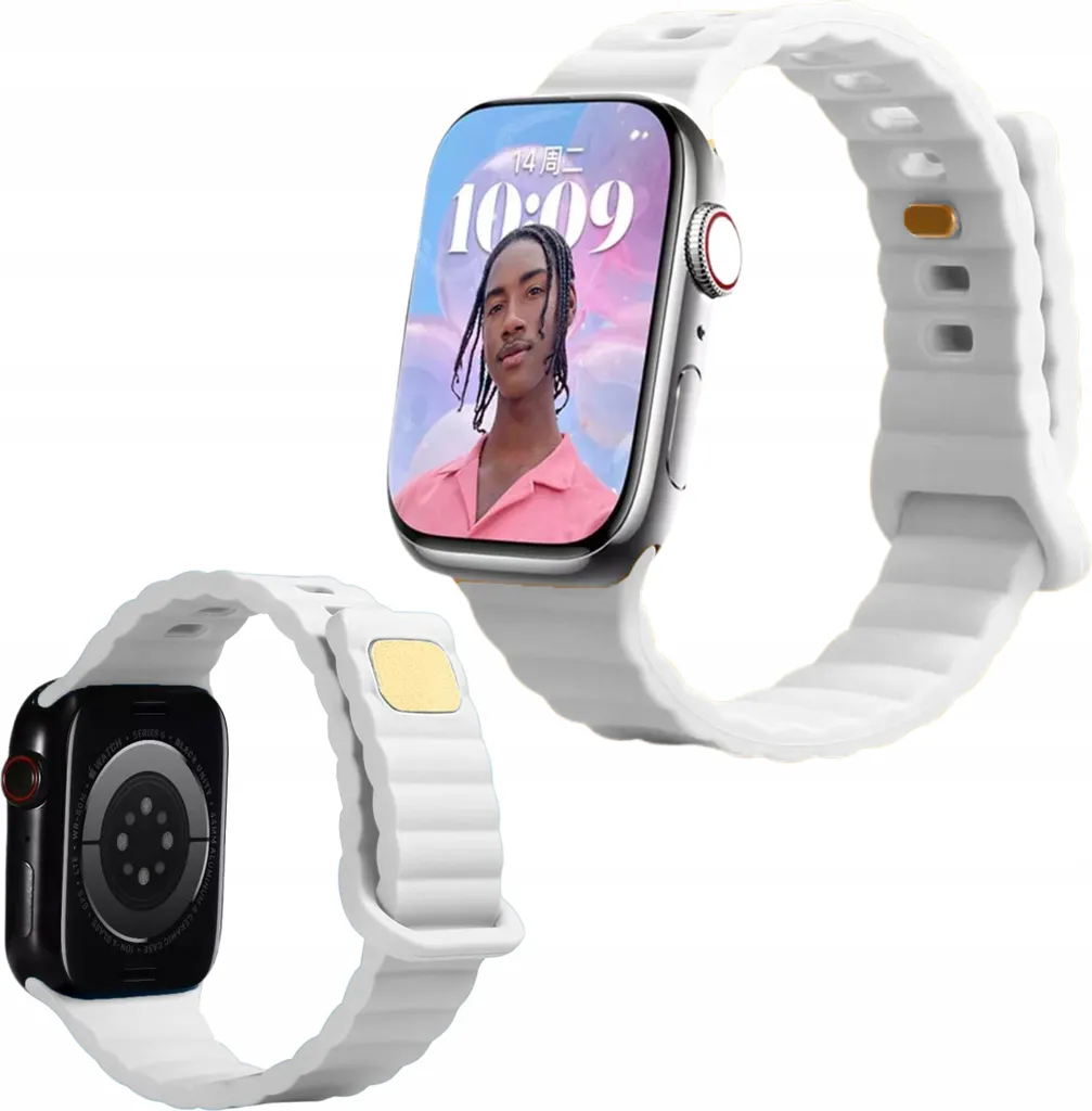 Cinturino Premium Silicone Apple Watch - Eleganza Sportiva 49/45/44mm