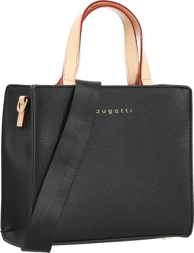 bugatti Borsa Ella Mini Black - Mini Shopper Donna Tracolla Nero - 9