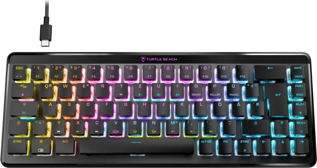 Klawiatura do gier Turtle Beach Vulcan II Mini Air, czarna Zdjęcie produktu 