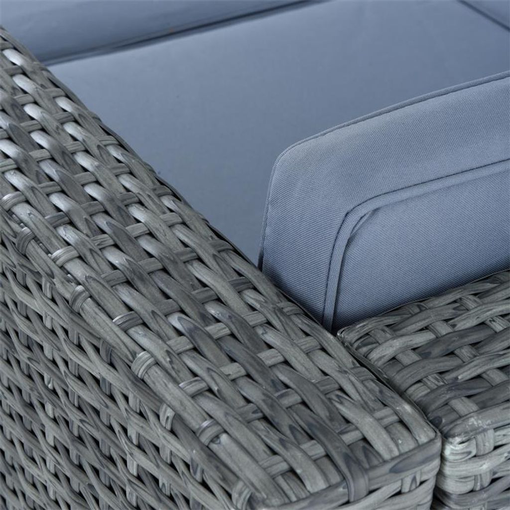 Rattan Lounge Sitzgruppe Gartenmöbel Set Sofa Couch Produktbild 7