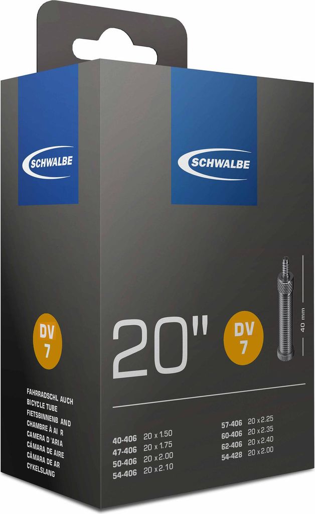 Schwalbe 10415611 duša na bicykel Dunlop ventil 20" 40 - 62 Obrázok produktu 