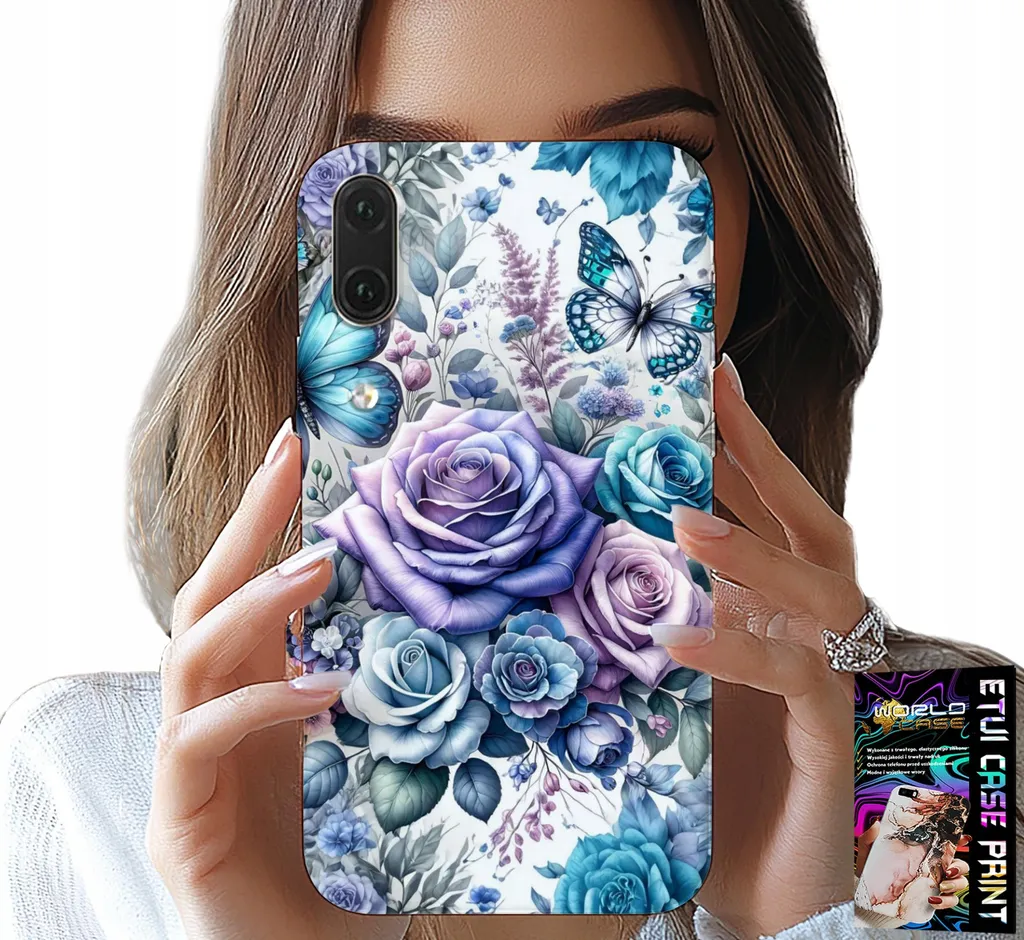 Custodia per Huawei P20 con Rose + Vetro Antirottura Schermo