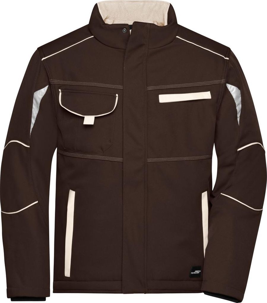 James & Nicholson Softshelljacke mit warmem Innenfutter Produktbild 