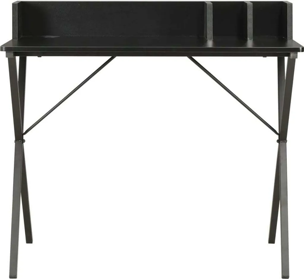 Bureau gain de place noir 80x50 cm - Finis les espaces encombrés