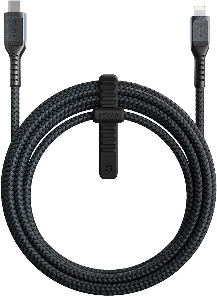 Câble Nomad USB-C Lightning 3.0 m Noir : Finis les Câbles Trop Courts