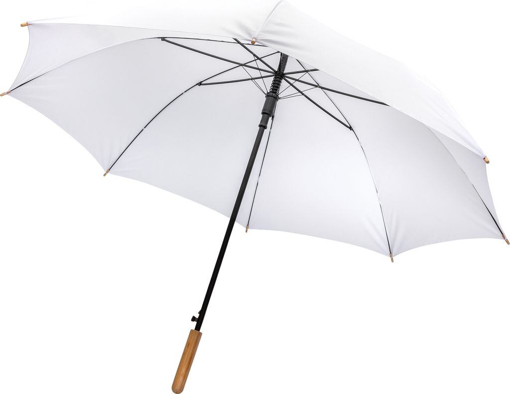 XD Collection - "Impact Aware" Bambus Stockschirm XD972 (Einheitsgröße) (Weiß)