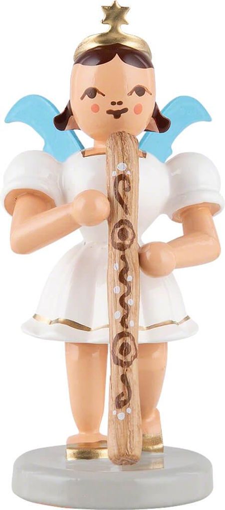 Kurzrockengel mit Didgeridoo, farbig (6,6cm) von Blank Kunsthandwerk