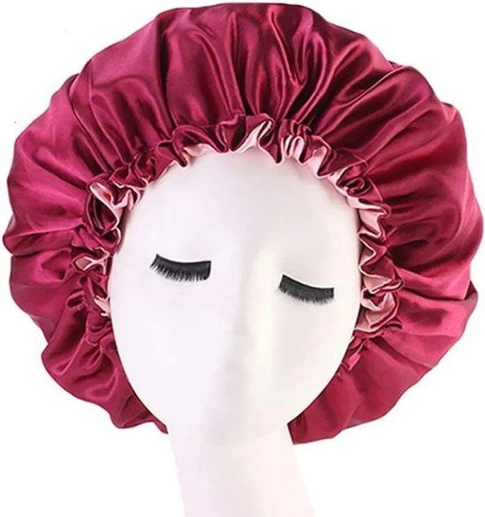Cagoule anti-froid pour sac de couchage XL réglable Bordeaux et Rose