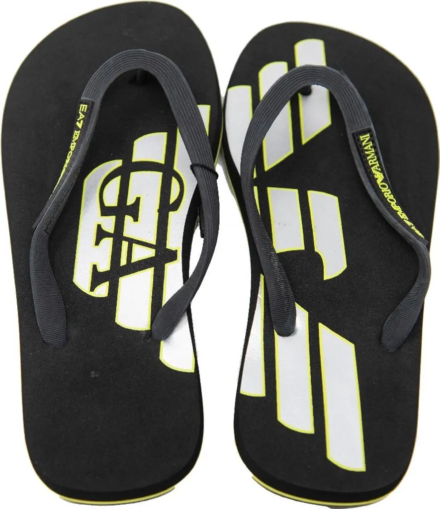Sandales de plage EA7 Emporio Armani en caoutchouc - Modèle Homme 39