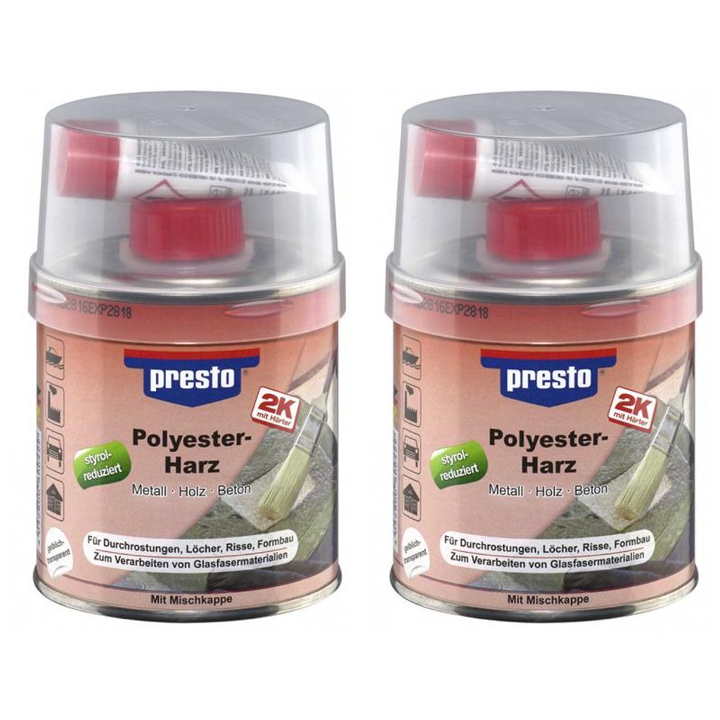 presto Polyesterharz 250 g + Härter 600429 