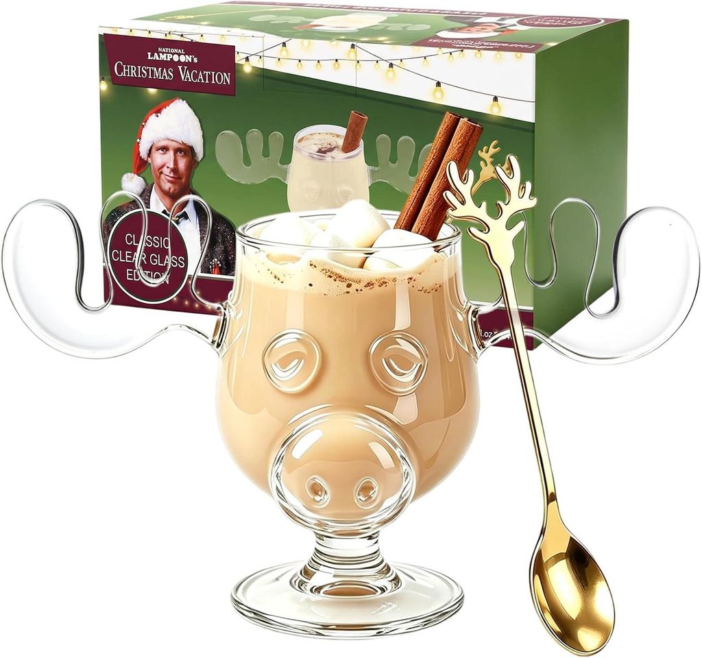 Griswold Elchgläser, 240ml Weihnachtsgläser, Moose Mug mit Produktbild 