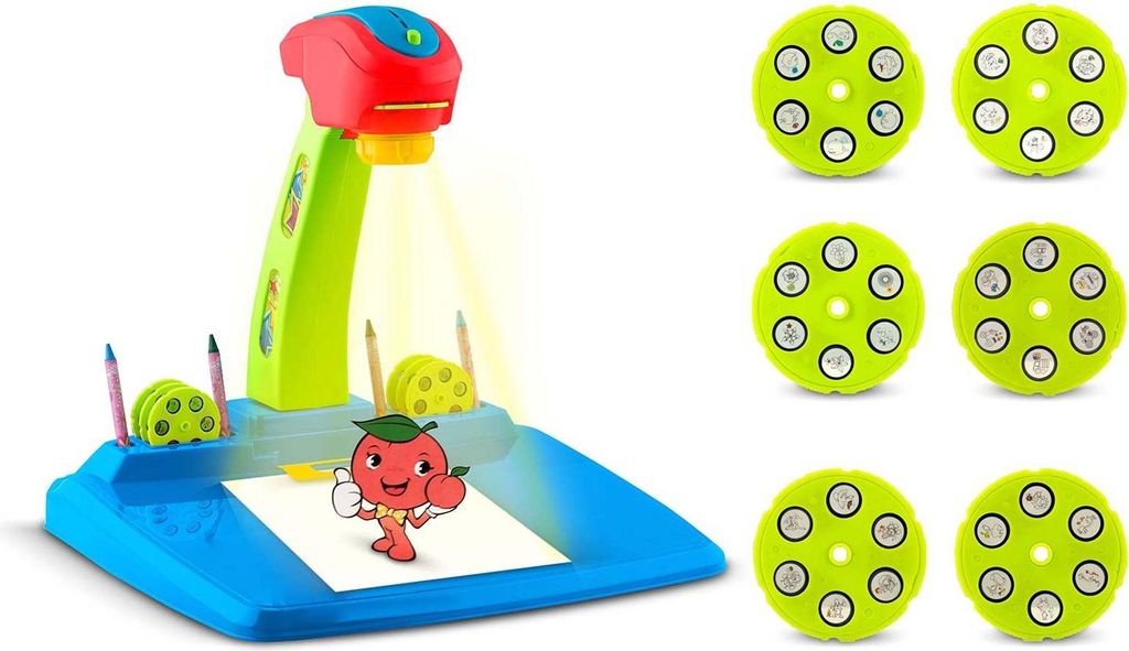 Ricokids 772001 Projektor zum Zeichnenlernen – blau