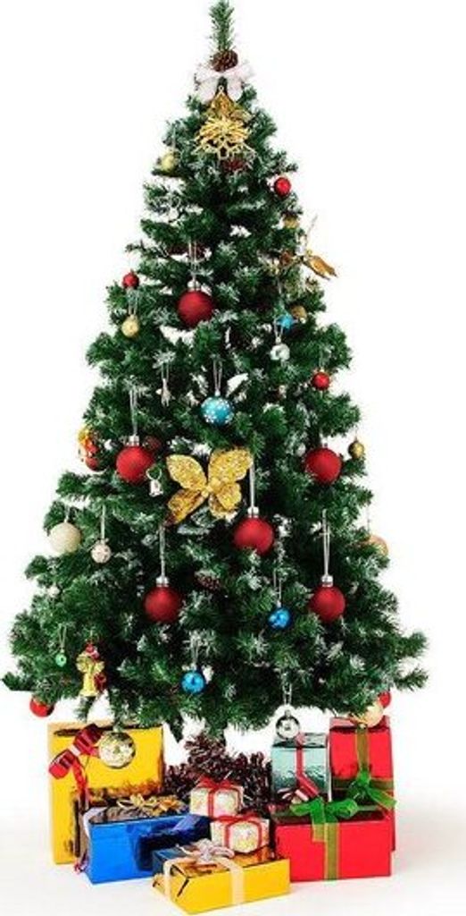 CASARIA® Weihnachtsbaum künstlich 180 cm Schnee-Optik und Produktbild 16
