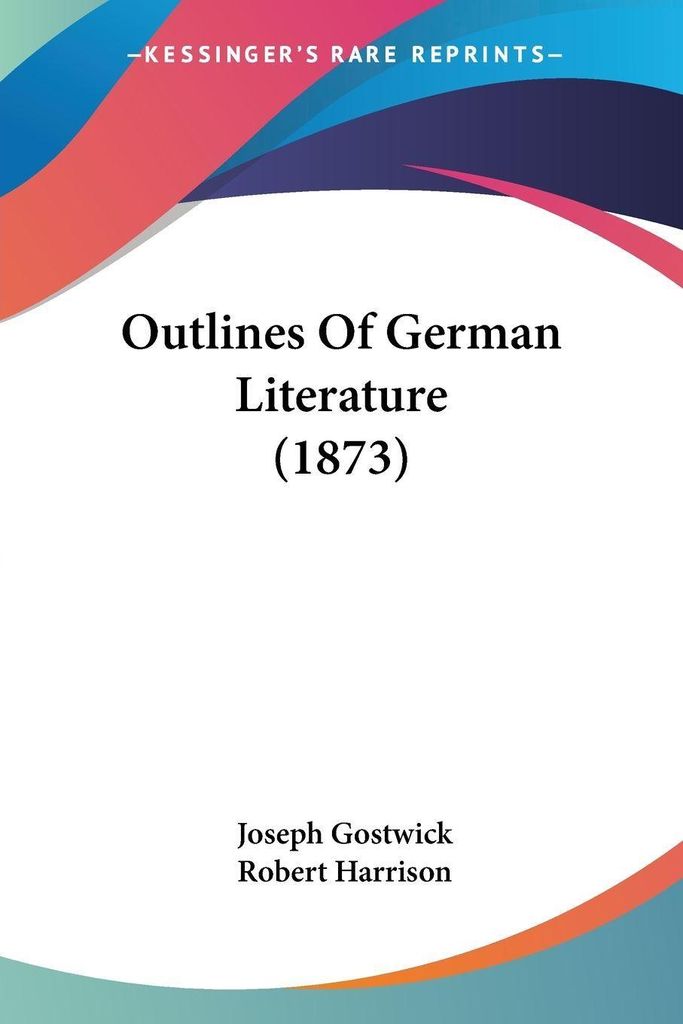 Outlines Of German Literature (1873)