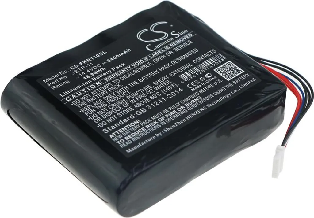 Batterie Haute Capacité pour Fujikura FSM-37S 38S FSM-4 Li-ion Noire