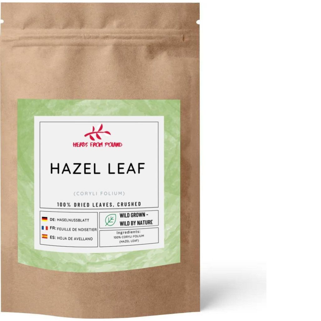 Herbs from Poland Geschnittenes Haselblatt – Unterstützt Blase & Nieren, Entwässernd & entzündungshemmend, 100% Natürlich – 1000g