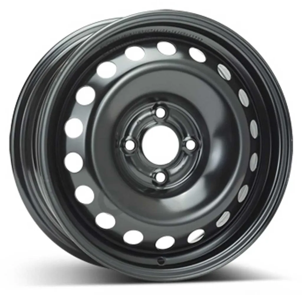 Jante en tôle ALCAR ACCIAIO 7575 6x15 4x100 ET44 Black pour véhicule