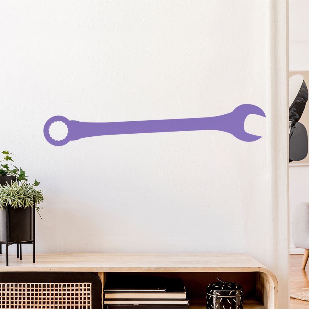 Maulschlüssel Schrauben Wandtattoo Wandaufkleber Wall Sticker - Dekoration, Küche, Wohnzimmer, Schlafzimmer, Badezimmer