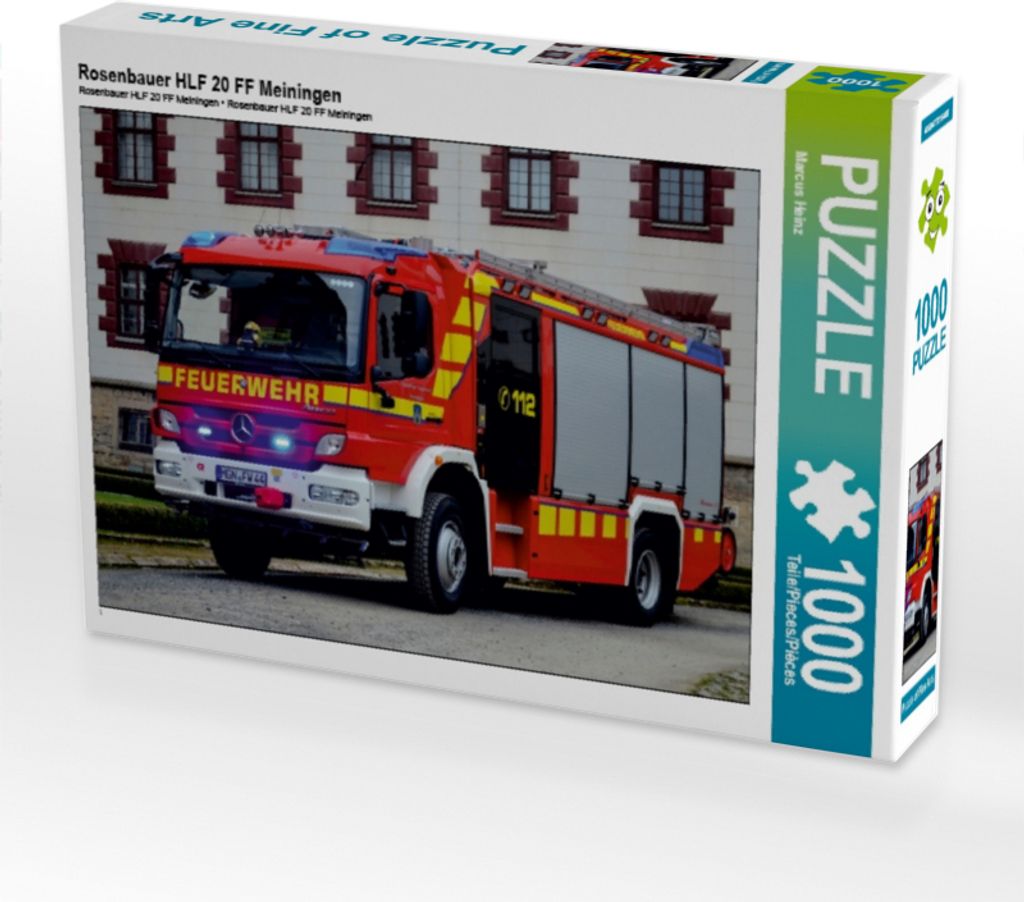 CALVENDO Puzzle Rosenbauer HLF 20 FF Meiningen | 1000 Teile Produktbild 