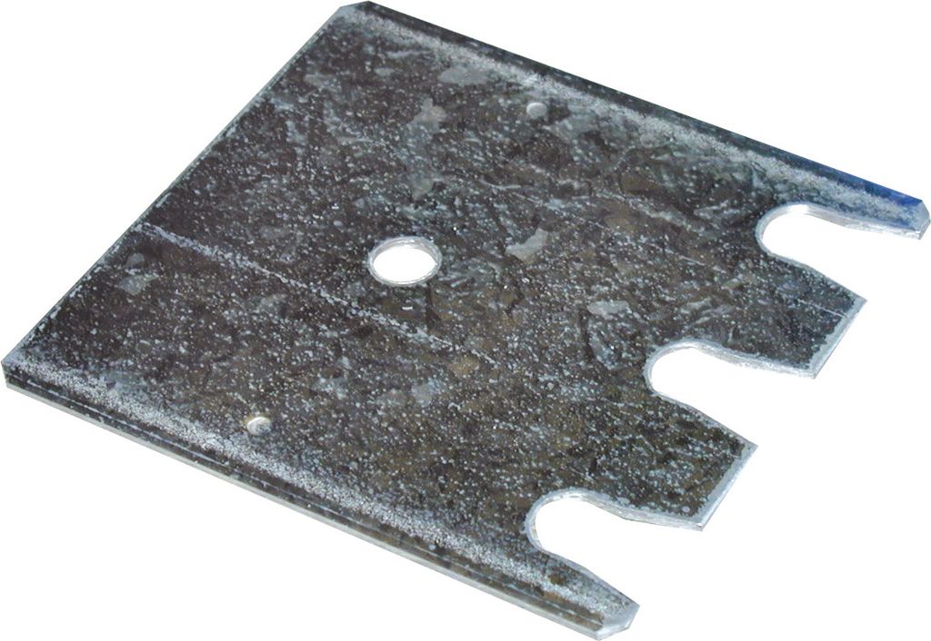 Stück Unterlegblech 145x155x2 mm - für Serie S610 und S625 Produktbild 