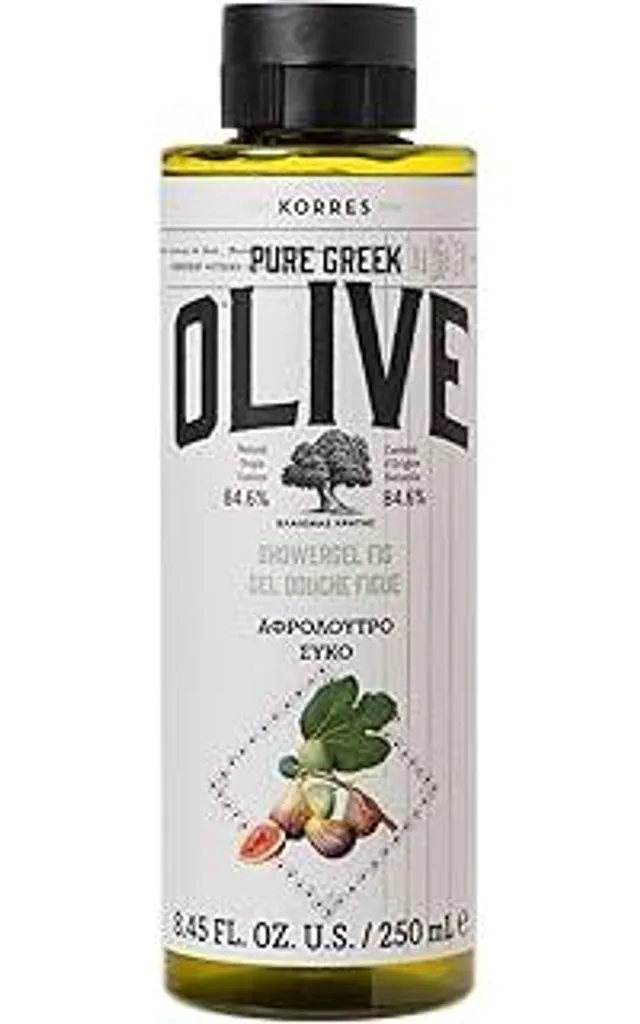 KORRES Pure Greek Olive Shower Gel Fig 250ml - Formula Idratante Vegana