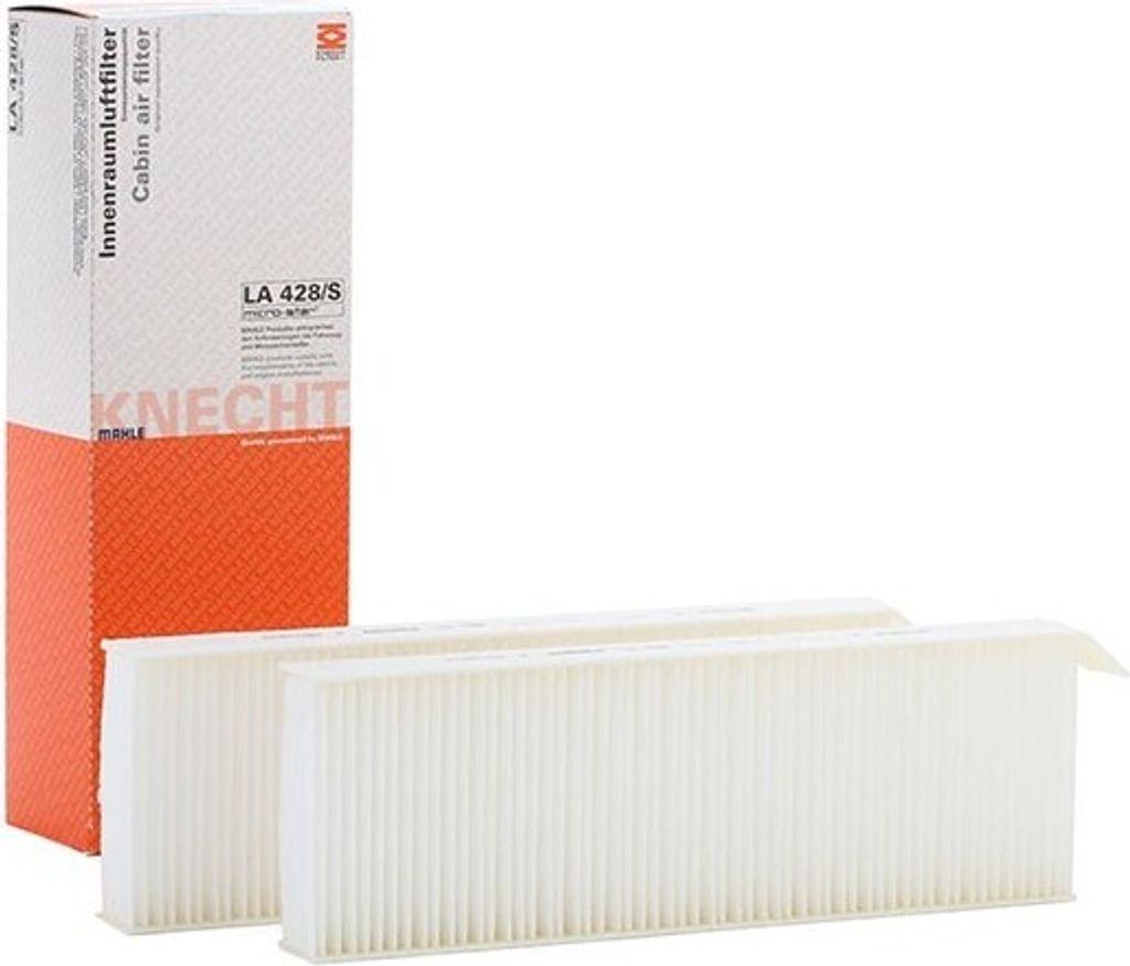 MAHLE Innenraumfilter LA 428/S Pollenfilter für VW Golf VII Schrägheck (5G1, BQ1, BE1, BE2)