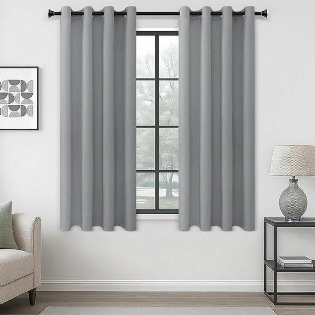 Store gris thermique 140x160 cm : stop chaleur et lumière chambre bébé