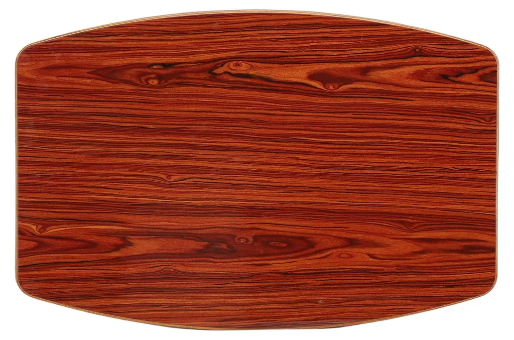 Table de camping-car en bois véritable 60x40 cm pour fourgon et RV
