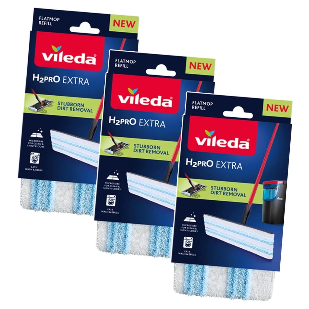 Vileda H2prO Flachmopp-Einsatz aus Mikrofaser Produktbild 
