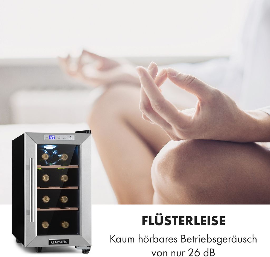 Klarstein Weinkühlschrank, Getränkekühlschrank Schmal, 1 Produktbild 5