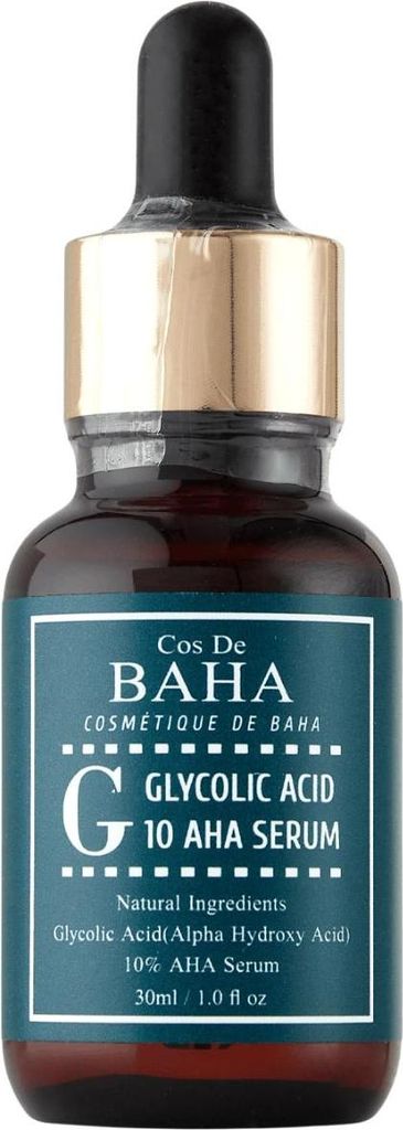 COS DE BAHA - G Glycolic Acid 10 AHA Serum, 30 ml Peeling-Serum mit AHA-Säure