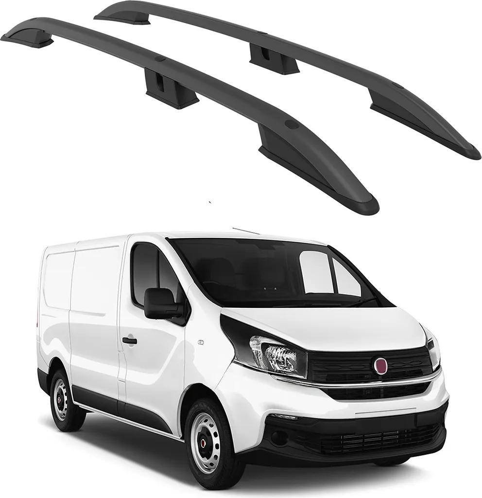 Barre Portatutto Nere Fiat Talento X82 2016+ SWB | Serie Corona