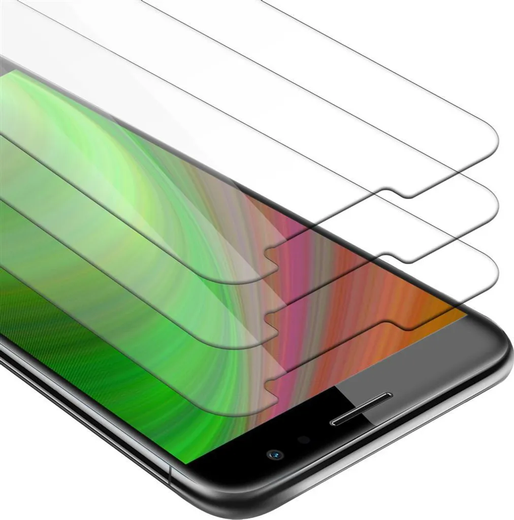 Cadorabo 3x proteggi schermo blindato per Huawei NOVA PLUS in vetro temperato trasparente