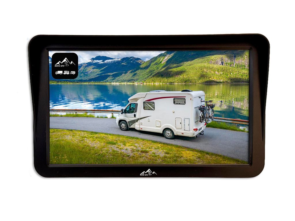 BergGPS BG-9001C Camper Navigation 9 Zoll – GPS für Wohnmobile – Europa Karten