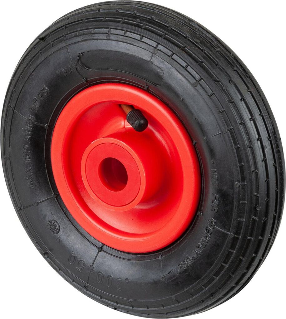 BS Rollen Luftrad D10.200 Gummi schwarz 200mm Tragkraft Obrázek produktu 
