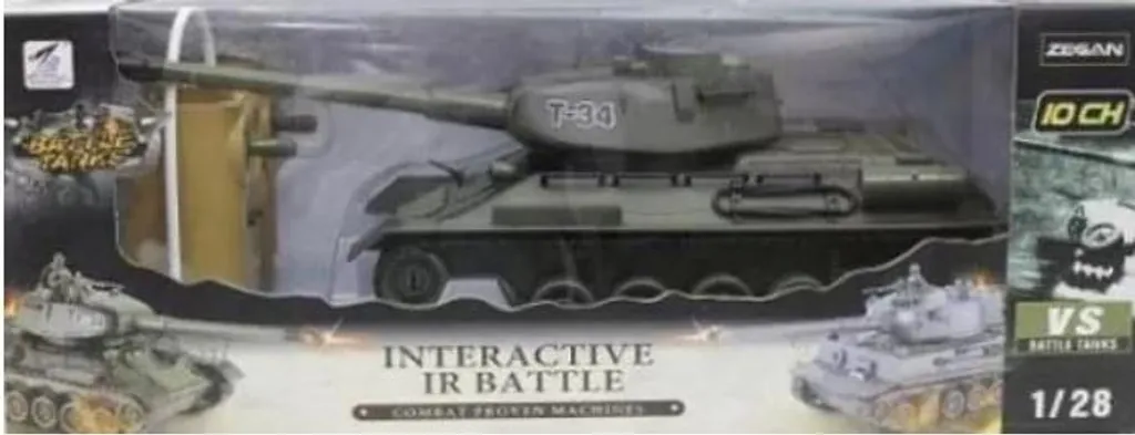 Char d'assaut télécommandé T34 tank de combat pour collectionneur adulte