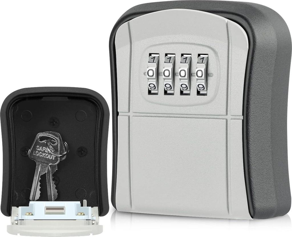 Schlüsselkasten für Außen mit Code - Schlüsselbox für Außen - Schlüsselbox mit Code