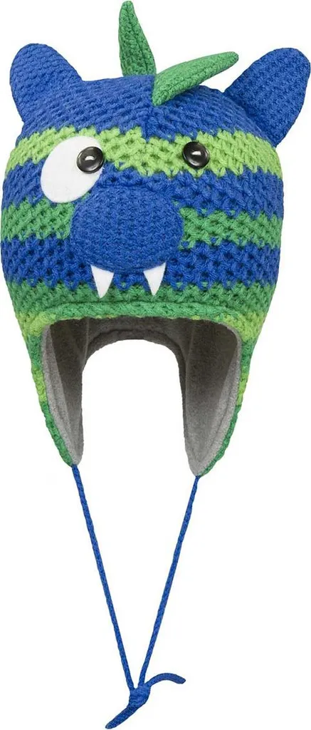 Berretto Döll Blu con Laccetti - Cappellino Neonato 100% Cotone