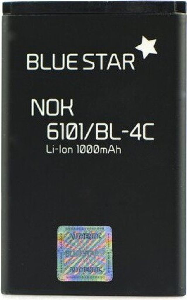 Blue Star Ersatzakku Li-Ion 1000mAh für Nokia BL4C 6101/6100/6300