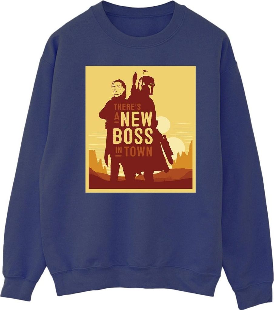 Star Wars - "The Book Of Boba Fett New Boss" Sweatshirt für Herren BI43964 (3XL) (Marineblau)